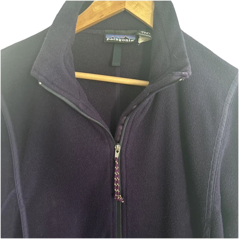 Patagonia Purple Fleece Full Zip Unisex Jacket Mens S Womens L Outdoors Gorpcore